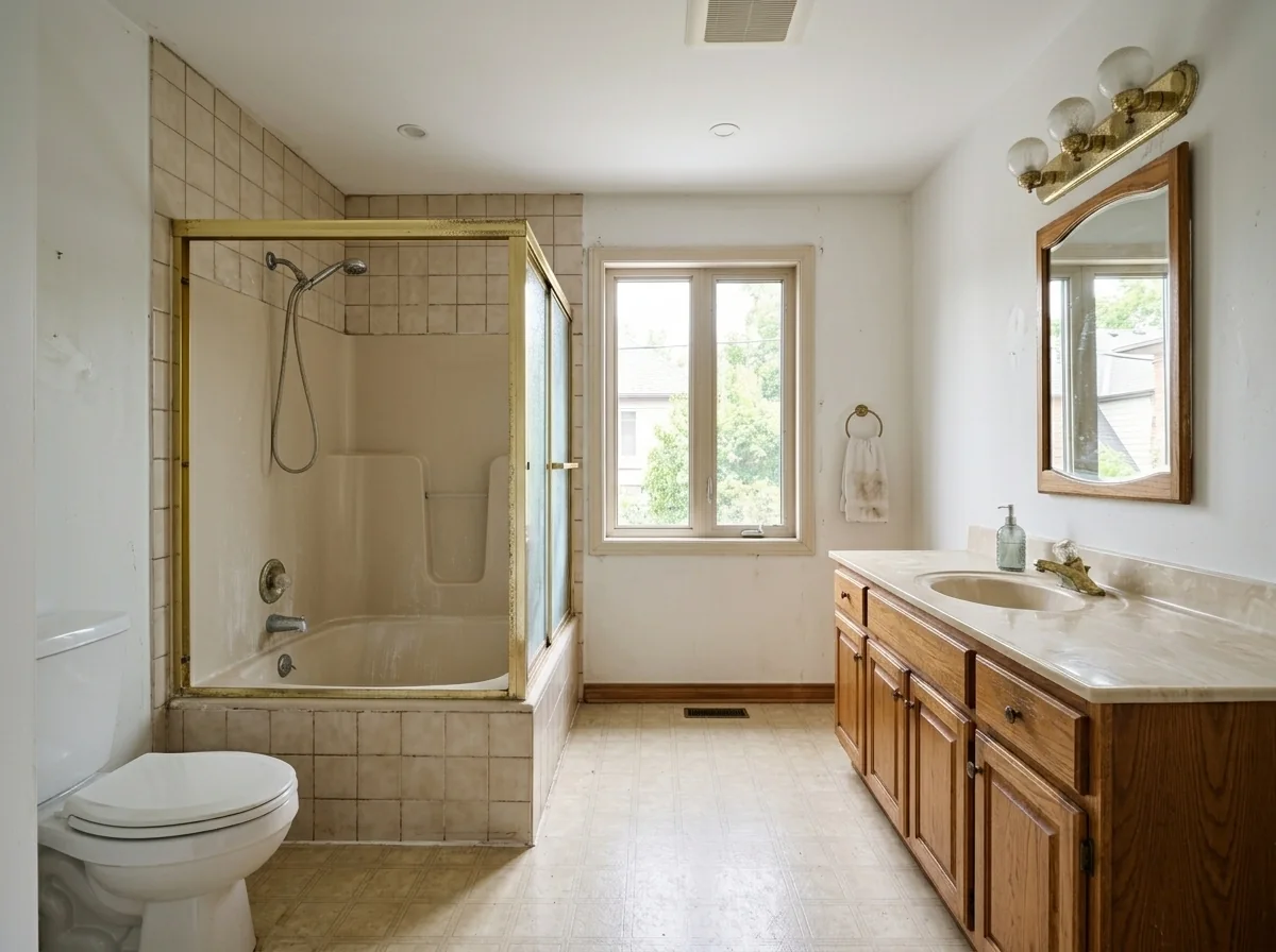 Bathroom Remodeling before the work