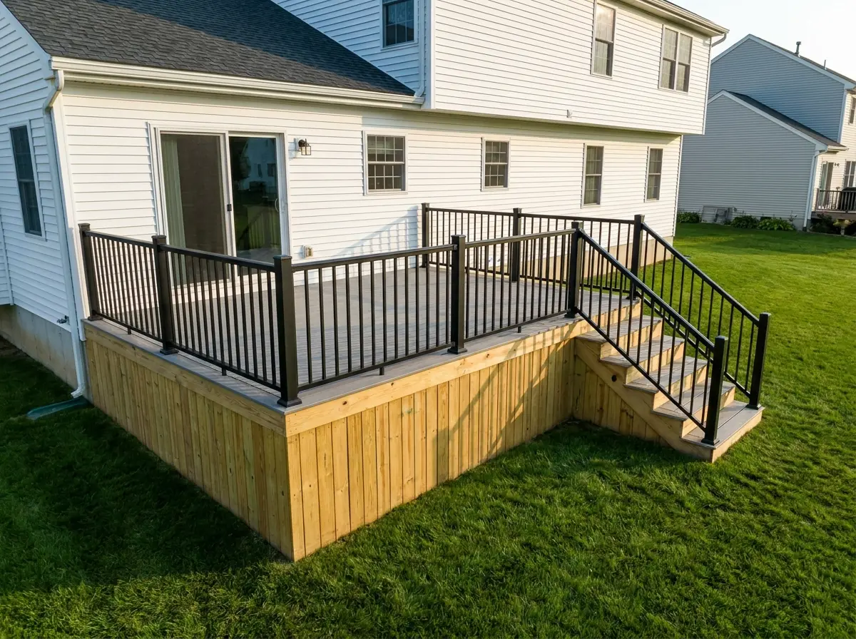 Deck Remodeling after the work