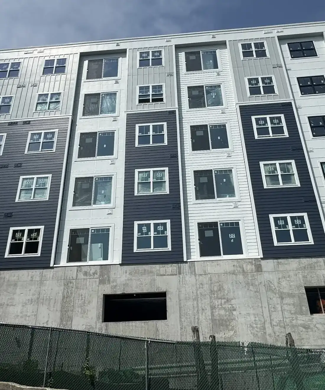 Completed multifamily exterior