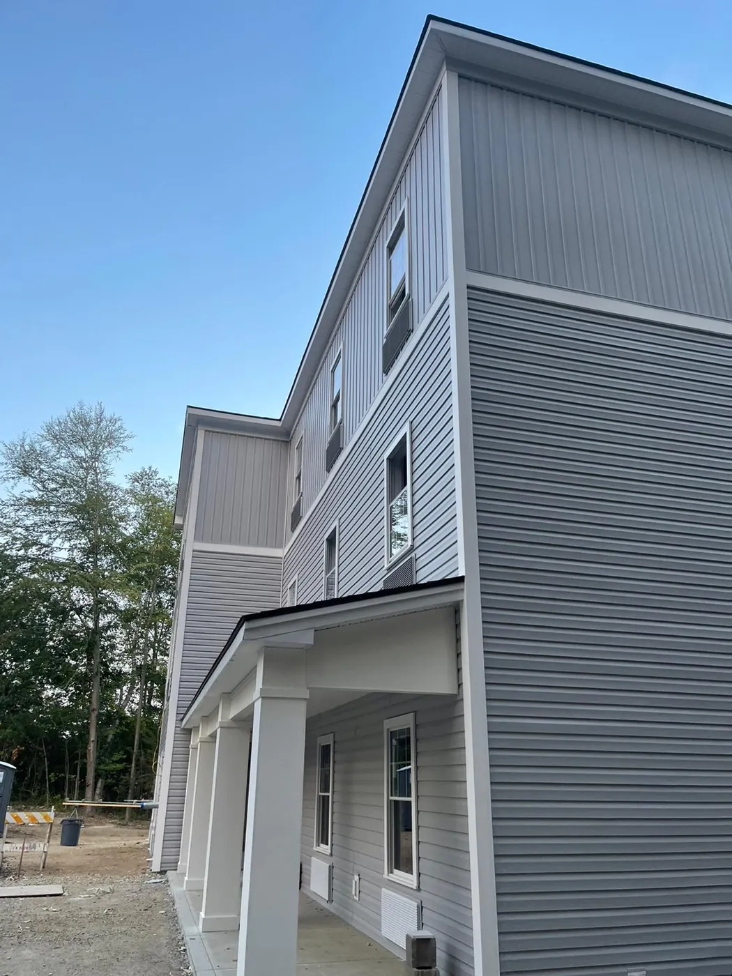 Completed siding on a residential property