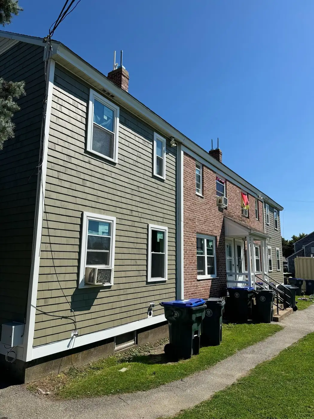Exterior renovation on a multifamily property