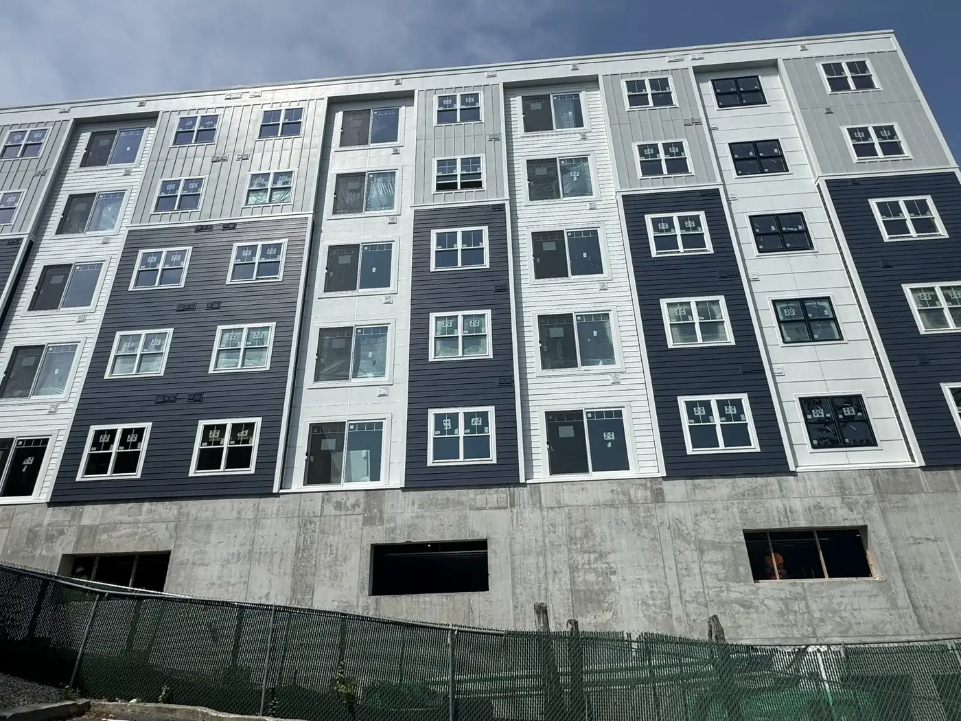 Completed multifamily exterior