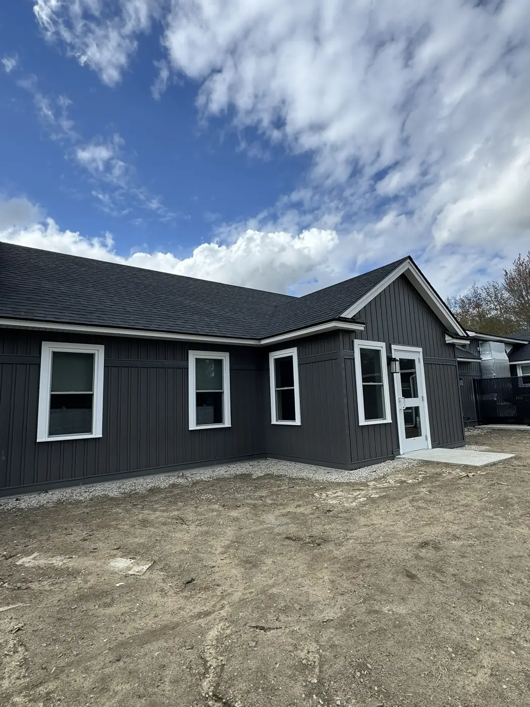 Window installation in a completed exterior